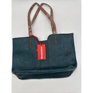 Montana West Teal Green Shoulder Bag Purse New With‎ Tags 16" X 11" X 4"